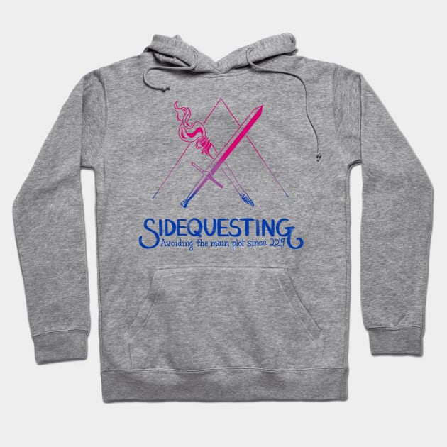 Bi Sidequesting Logo Hoodie by Sidequesting